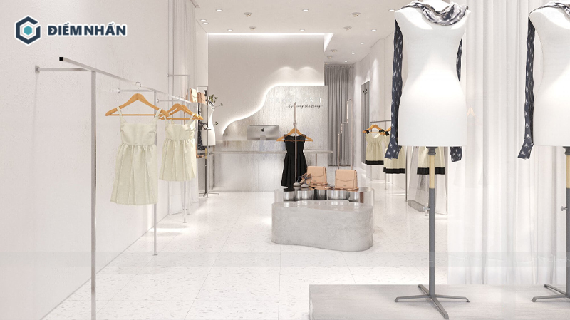 Y tuong thiet ke shop quan ao 50m2: Toi uu khong gian nho de tao su khac biet